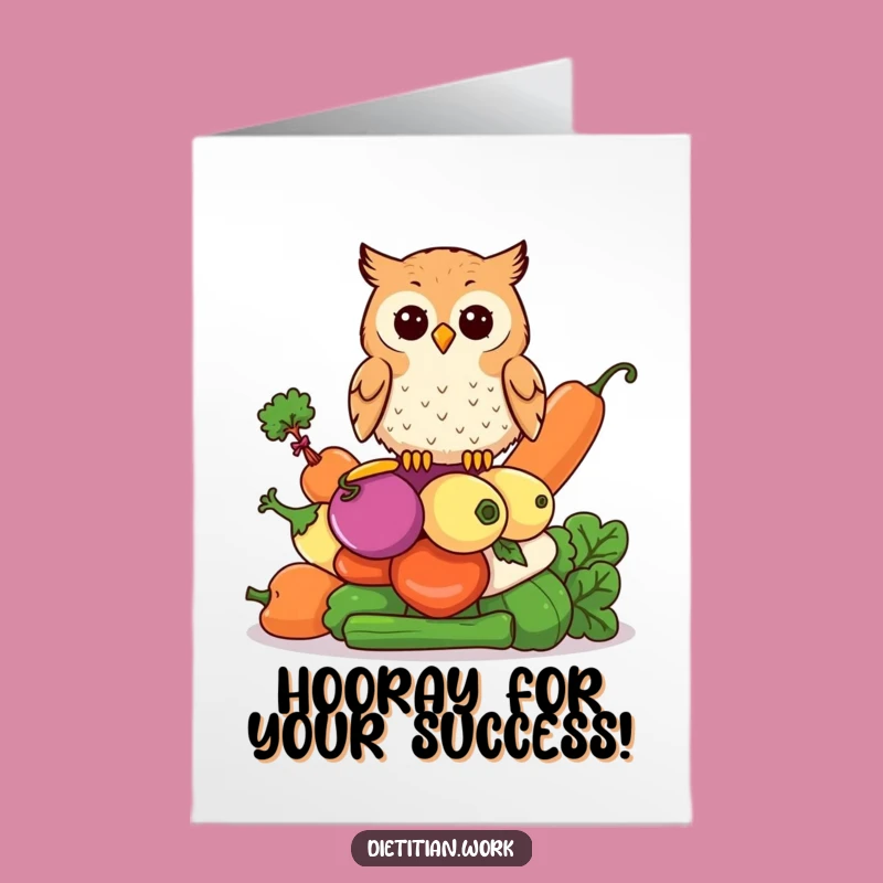 Free Printable Congrats Card: Smart Owl - Humorous Downloadable for Achievements
